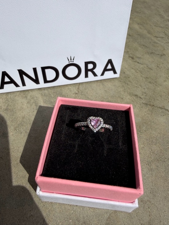 Pandora Jewelry - Pandora Pink Elevated Heart Ring